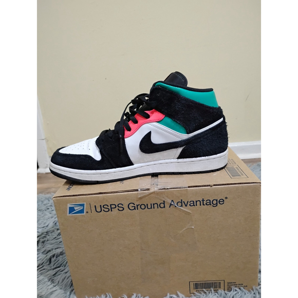 Air Jordan 1 SE Mid 2016 South Beach Size 11.5 Sneakers 852542-116 Sneakers - Picture 7 of 11
